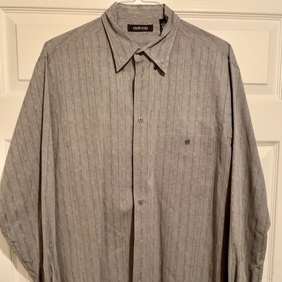 Murano Classic Dress Shirt Button Up Large - Picture 4 of 4